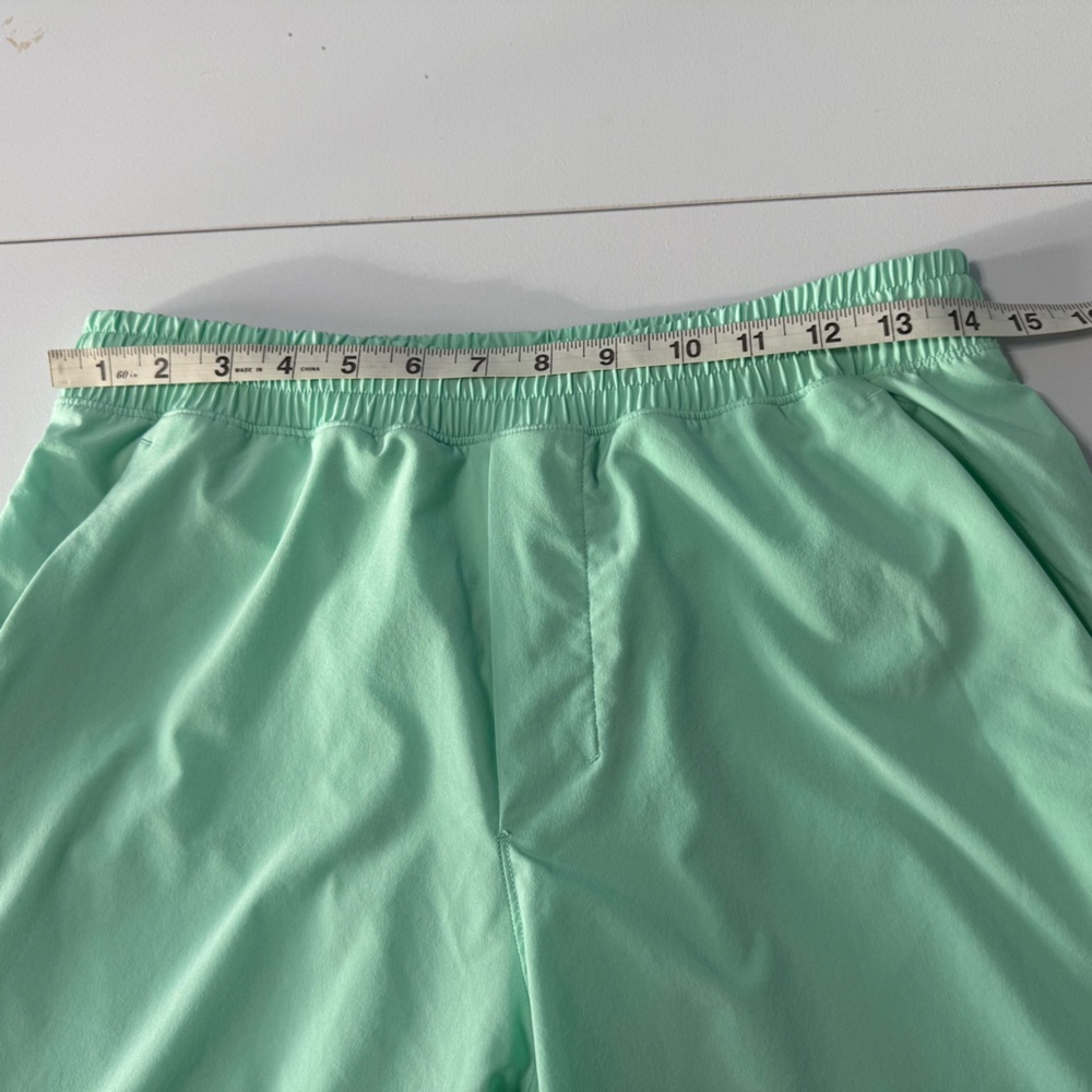 Lululemon Pace Breaker Running Lined Shorts 7”Green Mint Men Size M - Picture 9 of 11